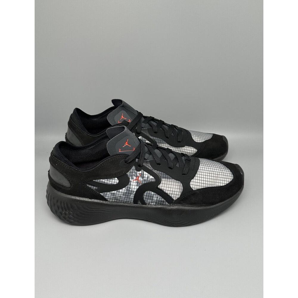 Jordan Delta 3 Low Black Chile Red‎ Grey Shoes Men's 12